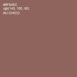 #8F645C - Au Chico Color Image